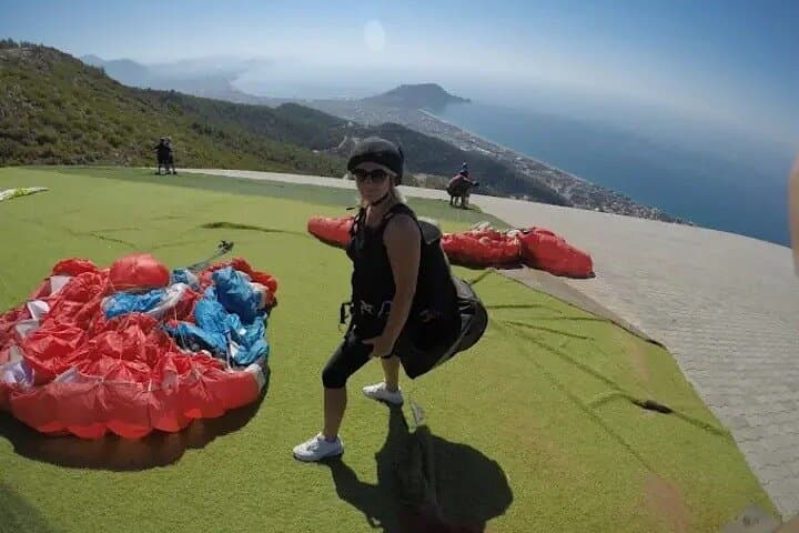 Alanya Tandem Paragliding Over Cleopatra Beach — Tandem Flights from Yassı Tepe photo 3