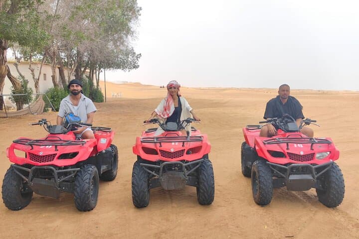 Private Morning Desert Safari Dubai: Sunrise Dune Bashing, Camel Ride & Sandboarding photo 6