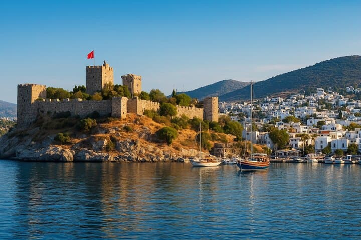Full-Day Bodrum Castle, Ancient Theater & Bazaar Tour