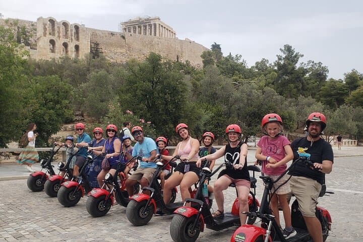 Athens Acropolis E‑Bike Tour — Fat‑Tyre Scooter Ride Through Ancient Streets