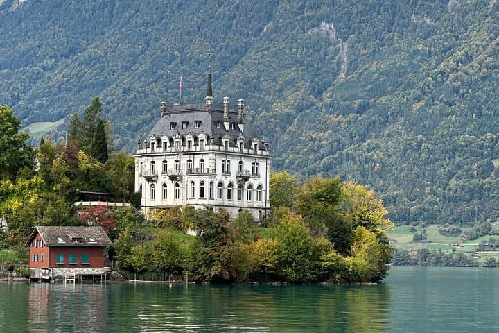 Lake Brienz Highlights: Iseltwald Pier, Giessbach Falls & Brienz Woodcarving Tour photo 2