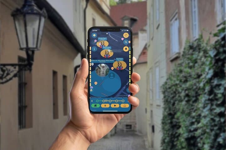 Prague Thirty Years' War GPS Walking Tour — Self-Guided Mobile Game
