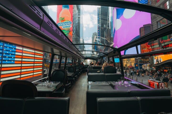 Gourmet Sightseeing Lunch on NYC's Bustronome Panoramic Bus photo 3