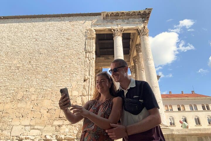 Self-Guided Secrets of Pula: GPS City Game at the Temple of Augustus