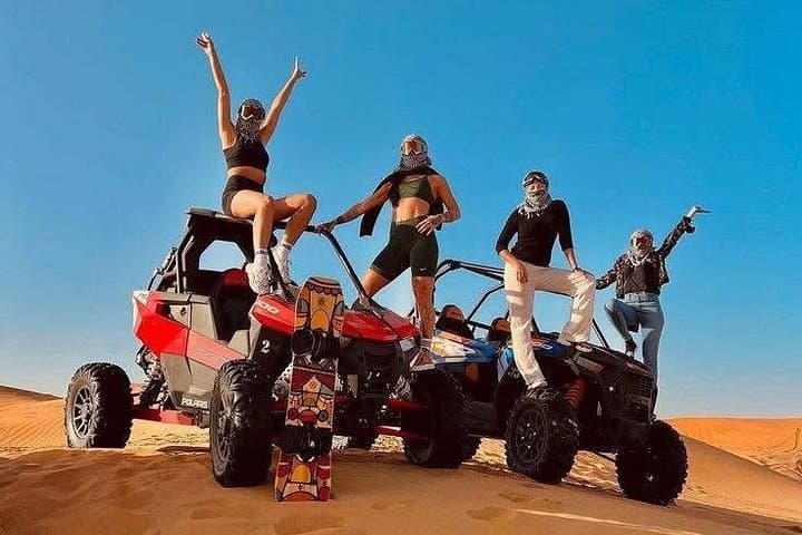 VIP Desert Safari Dubai — Evening Dune Bashing, Camel Ride & Bedouin Camp Experience photo 4
