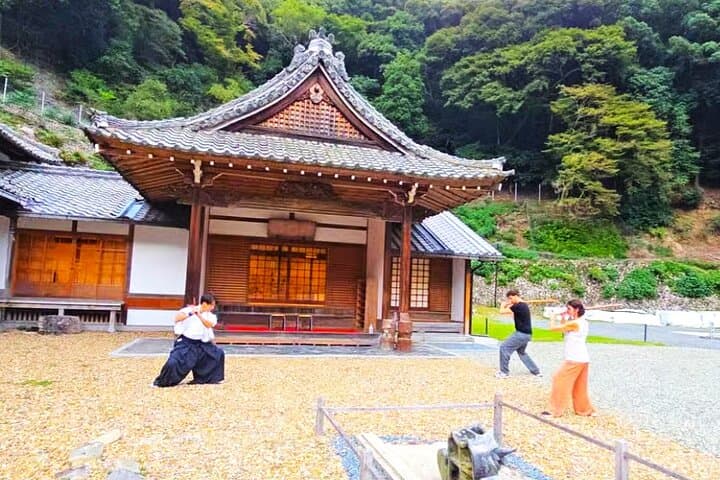 Train with a Samurai Sword Master at Ryuan-ji Temple — Private Kenjutsu Experience in Minoh photo 2