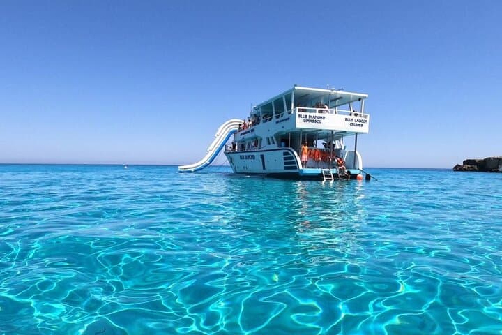 Blue Lagoon Akamas Cruise from Latchi — 3-Hour Boat Trip with Slide & Snorkeling photo 4