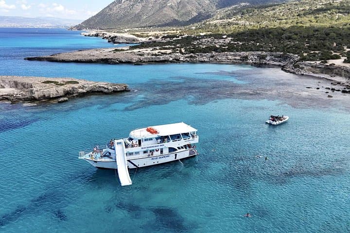 Blue Lagoon Akamas Cruise from Latchi — 3-Hour Boat Trip with Slide & Snorkeling photo 1