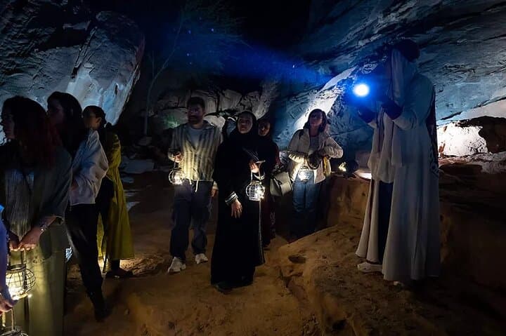 Ikmah After Dark: Secrets of the Scribe Night Tour in AlUla