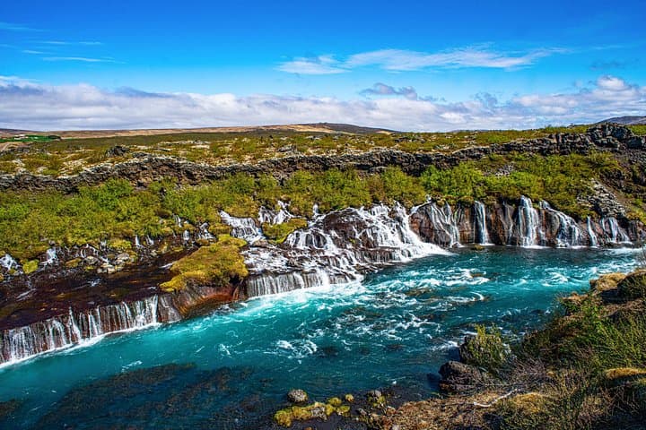 Silver Circle: Husafell Day Tour from Reykjavik — Hot Springs, Barnafoss & Glacier Activities