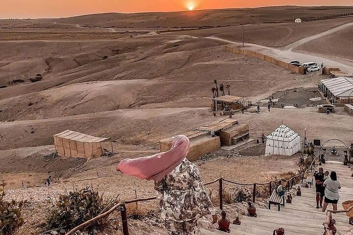 Sunset Camel Ride and Berber Dinner in Agafay Desert