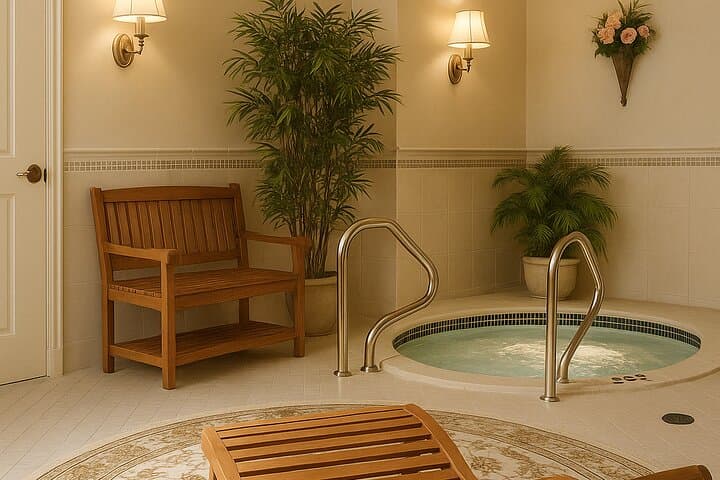 Las Vegas Private Spa Package: Jacuzzi, Steam Sauna & 60-Minute Hot Stone Massage
