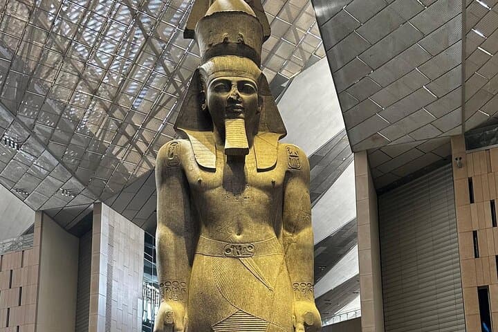 Grand Egyptian Museum & Giza Pyramids Private Tour with Camel Ride and Lunch photo 1