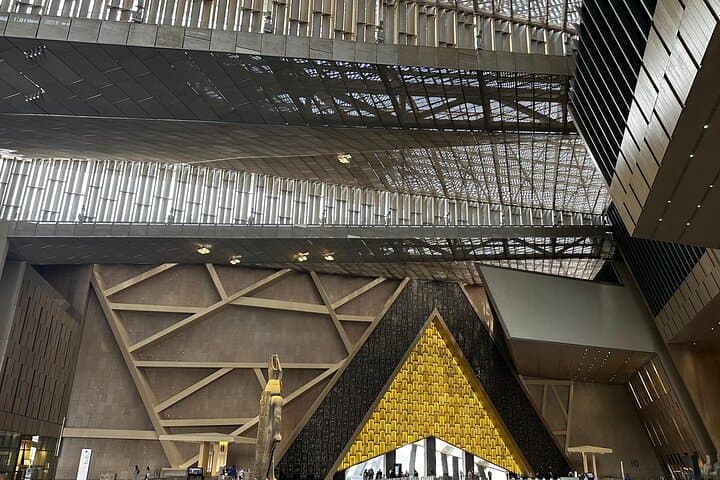 Grand Egyptian Museum & Giza Pyramids Private Tour with Camel Ride and Lunch photo 2