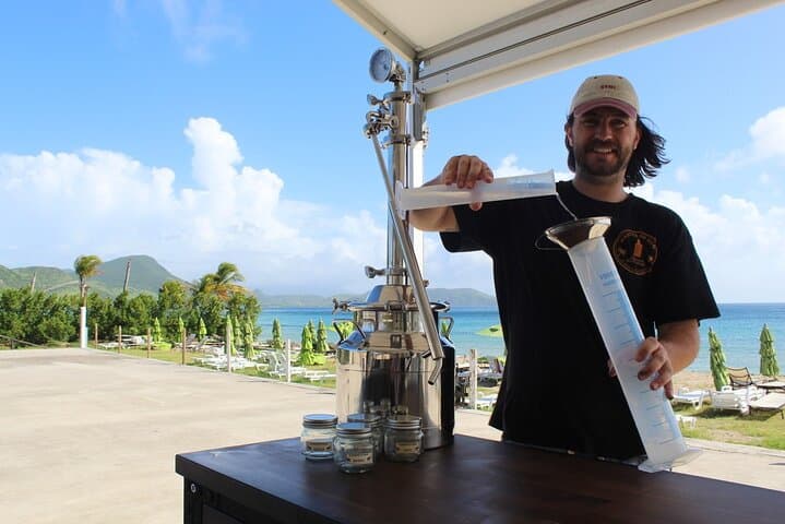 Rum Making Masterclass in St. Kitts: Hands-On Distilling & Personalized Bottling
