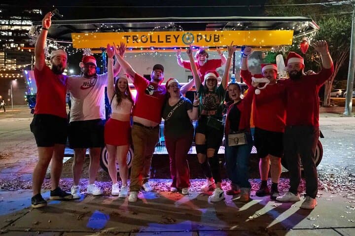 Raleigh Holiday Trolley Pub Crawl: Festive 2-Hour Glenwood South Bar Tour photo 1