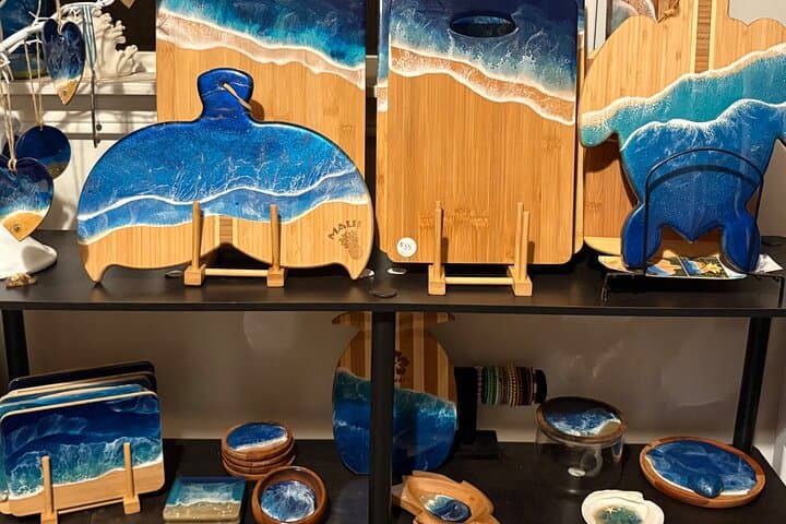 Ocean Resin Coaster Class in Paia — Make Your Own Maui Souvenir photo 5