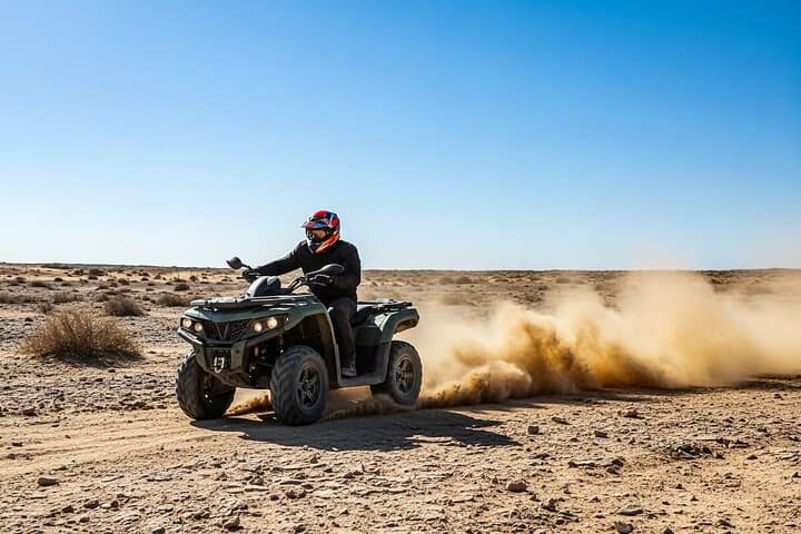 Agafay Desert Quad & Camel Sunset Tour from Marrakech — Dinner and Fire Show
