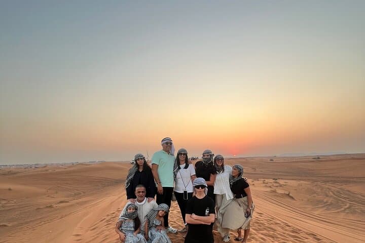 Private Dubai Desert Safari: Dune Bashing, Camel Rides & Sandboarding photo 2