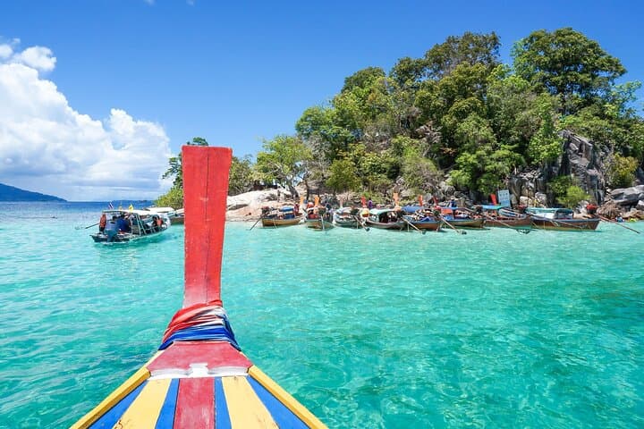 Jade Seas and Black Stones: 7-Islands Koh Lipe Snorkeling & Monkey Beach Longtail Boat Tour