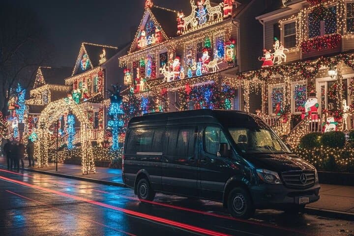 NYC Christmas Lights Tour: Private SUV or Van to Dyker Heights, Rockefeller & Herald Square photo 1