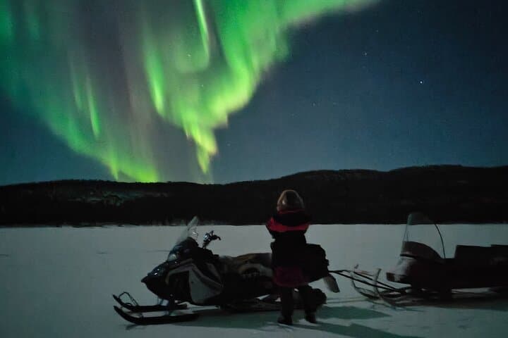 Ivalo Wilderness Adventure by Snowmobile Sleigh to Hammastunturi