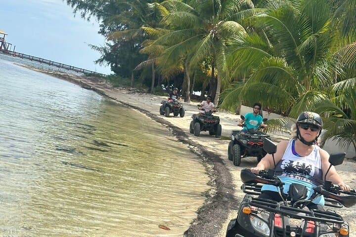 Roatán Private ATV Jungle Adventure with West Bay Beach Day Pass photo 3