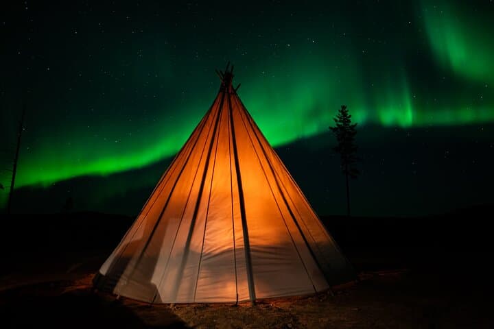 Rovaniemi Northern Lights Van Tour: Aurora Safari with Campfire