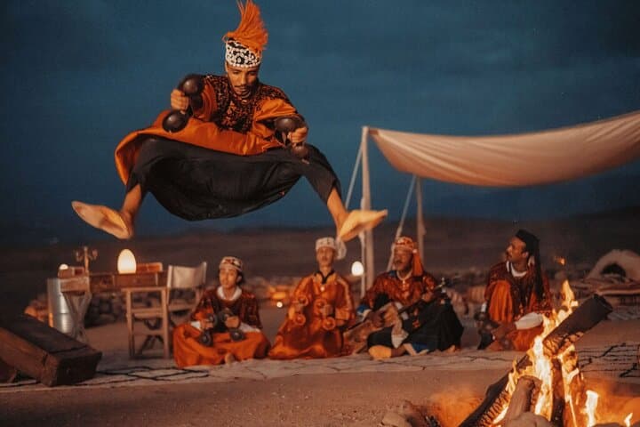 Agafay Desert Dinner: Luxury 4x4 Evening with Gnawa Music & Fire Show photo 4