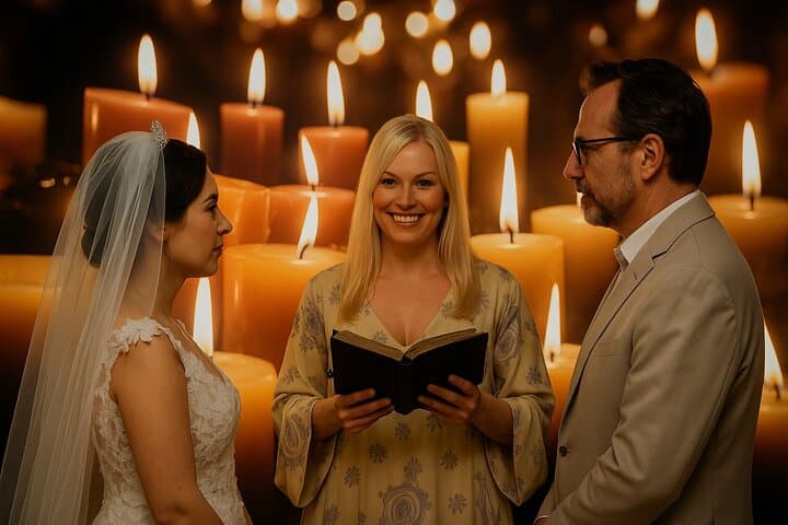 Candlelight Wedding Ceremony in Las Vegas — Intimate Immersive Chapel Experience