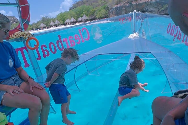 Private Clearboat Tour & Snorkeling in Curaçao — Glass-Bottom Boat Adventure photo 4