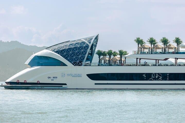 Dolphin Day Cruise Halong Bay Luxury Day Trip with Pool, Kayaking & Sunset Party photo 3