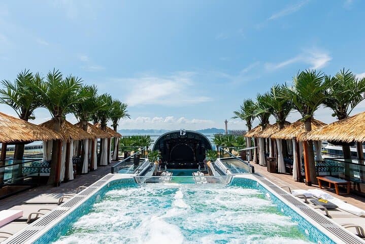 Dolphin Day Cruise Halong Bay Luxury Day Trip with Pool, Kayaking & Sunset Party photo 5