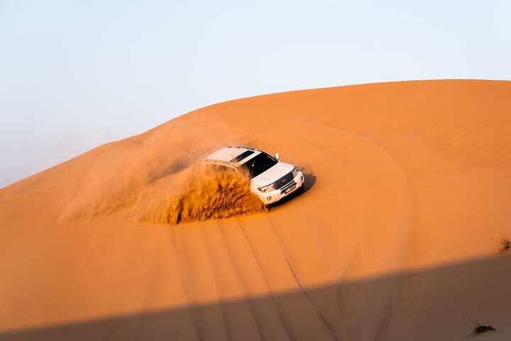 Abu Dhabi Half-Day Desert Safari: Dune Bashing, Camel Rides & Sunset BBQ