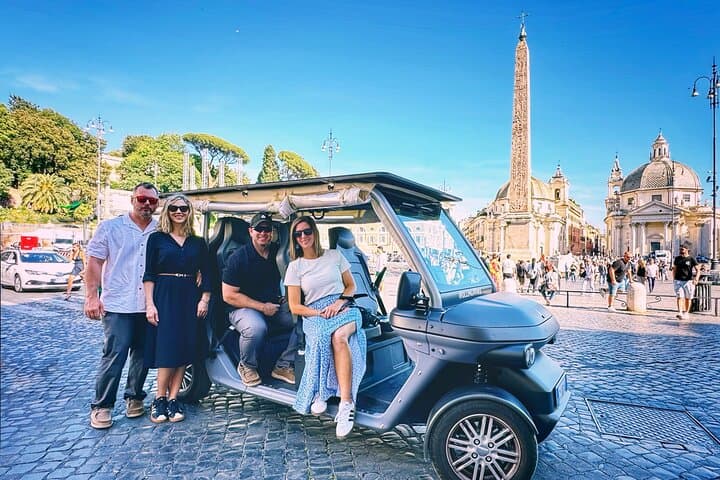 Explore Rome by Golf Cart: Private Guided Route Through Iconic Sights and Hidden Corners