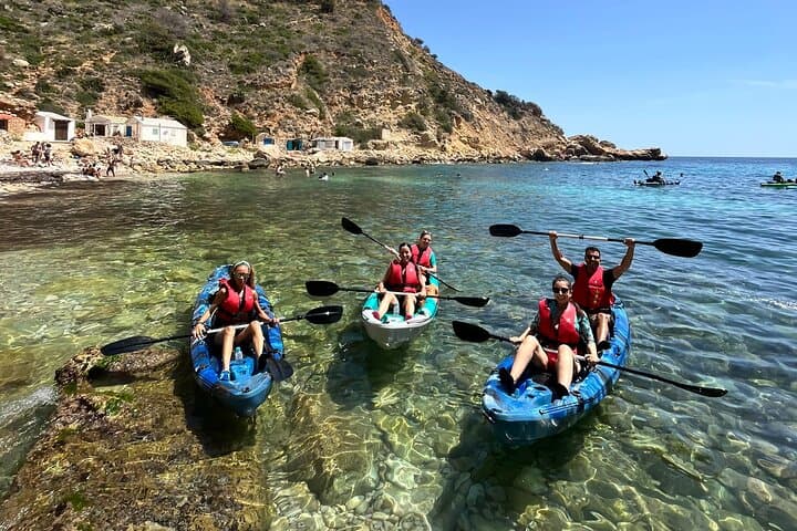 Kayaking Sea Caves and Snorkeling Tour in Moraira photo 3