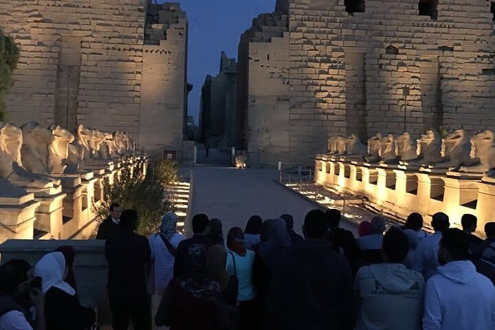 Luxor Temple by Night & Karnak Sound and Light — Evening Tour in Luxor, Egypt photo 2
