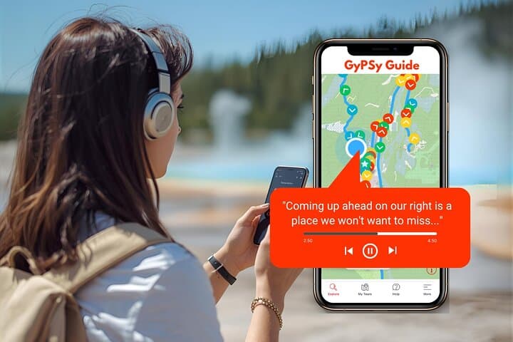 Grand Prismatic Overlook Self-Guided Audio Walk: Fairy Falls to Midway Geyser Basin photo 1