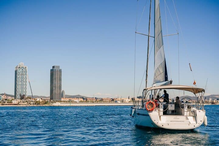 Sunset Sailing in Barcelona: Port Olímpic Yacht Cruise with Cava and City Views photo 6