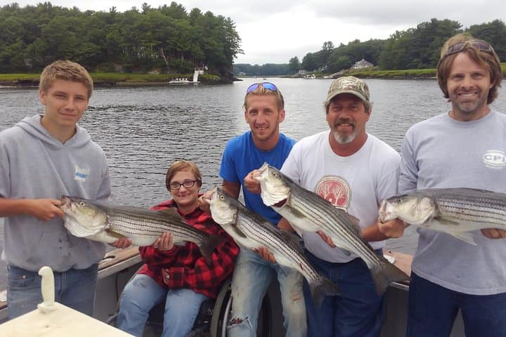 Kennebunkport Coastal Fishing: 4-Hour Private Inshore Charter for Striped Bass & Mackerel photo 5