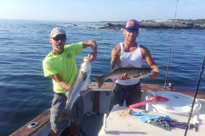 Kennebunkport Coastal Fishing: 4-Hour Private Inshore Charter for Striped Bass & Mackerel photo 6