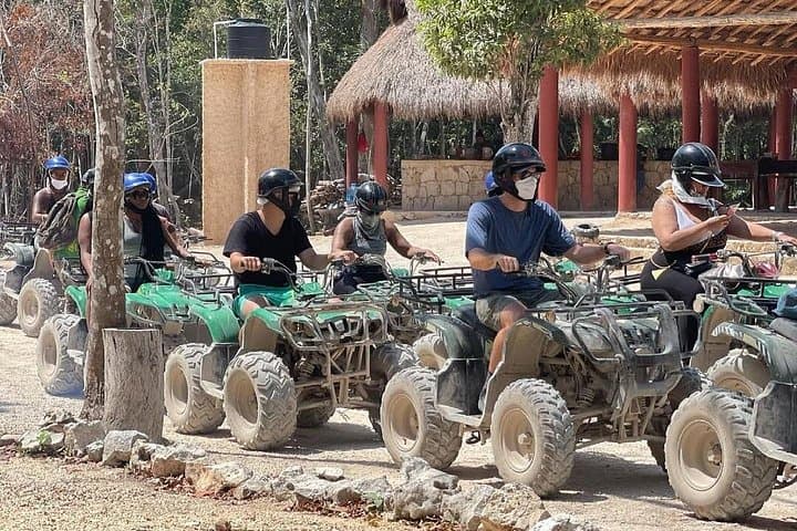 Tulum Jungle Adrenaline: ATVs, Ziplines & Cenote Swim from Playa del Carmen photo 2
