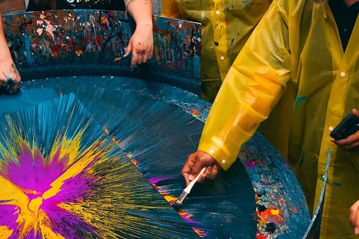 Private Art Boom: Paint-Splatter Spin Art Experience in New York City photo 5