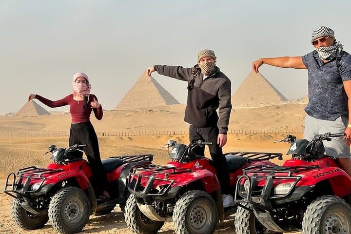 Giza Grand Egyptian Museum, ATV & Camel Ride with Pyramid-View Lunch photo 3