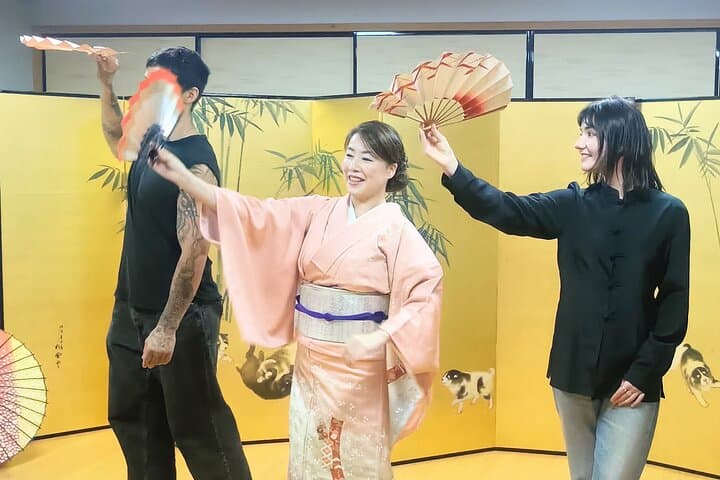 Learn Traditional Japanese Dance in Osaka — Hands-On Studio Lesson with Matcha
