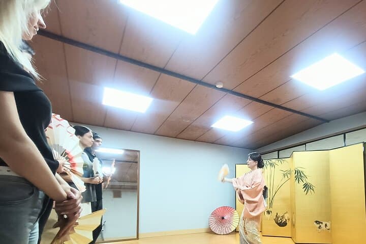Learn Traditional Japanese Dance in Osaka — Hands-On Studio Lesson with Matcha photo 5