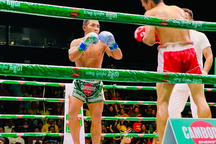 Ringside in Phnom Penh: VIP Kun Khmer Boxing Show with Tuktuk Pickup photo 1
