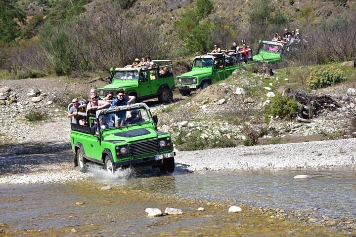 Gebiz Jeep Safari: Antalya Off-Road Adventure to Flying Waterfall