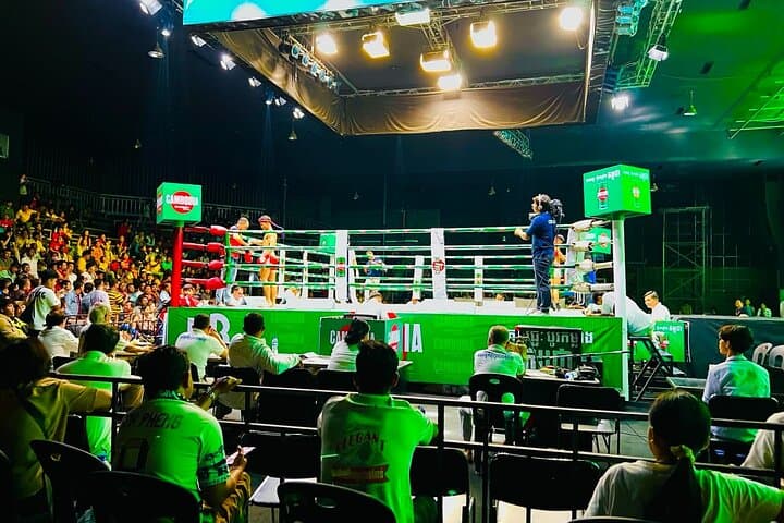 Ringside in Phnom Penh: VIP Kun Khmer Boxing Show with Tuktuk Pickup photo 3