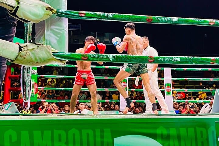 Ringside in Phnom Penh: VIP Kun Khmer Boxing Show with Tuktuk Pickup photo 2